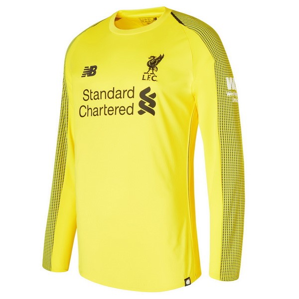 Camiseta Liverpool 1ª ML Portero 2018/19 Amarillo